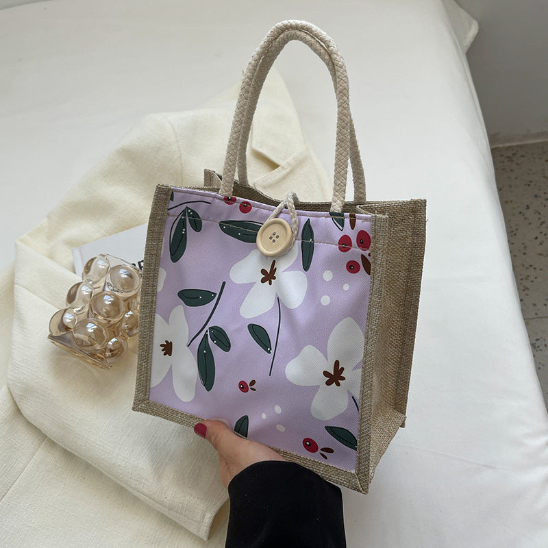 Out Durable Portable Lunch Box Female Hand Carrying Handbags