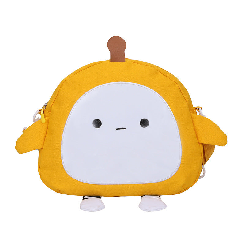 Puff Party Cute Cartoon Canvas Fashionable Crossbody Bags