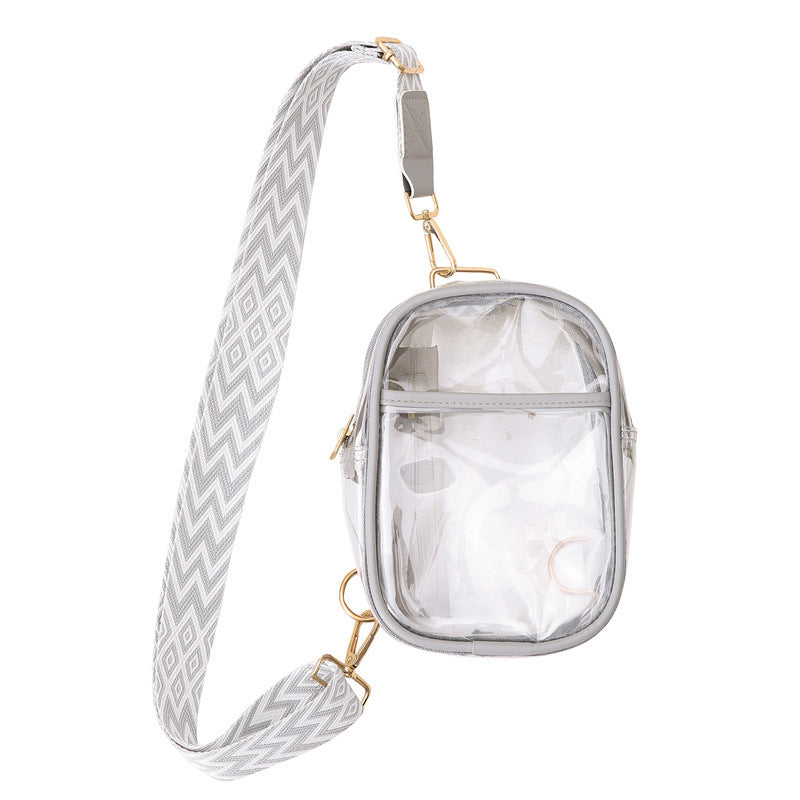 Unique Comfortable Transparent Style Trendy Beach Men's Chest Bags