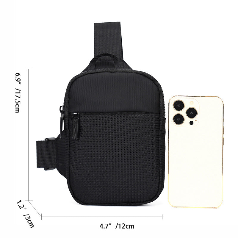 Men's Mobile Fashion Personalized Lightweight Simple Men's Chest Bags