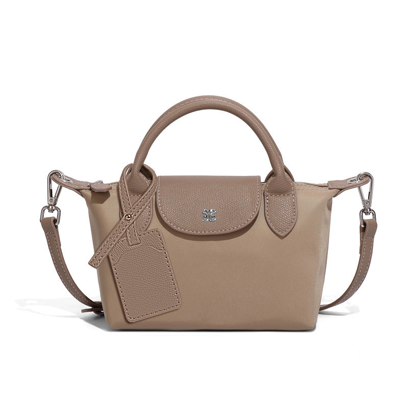 Women's French Style Mini Fashion Simple Dumpling Nylon Handbags