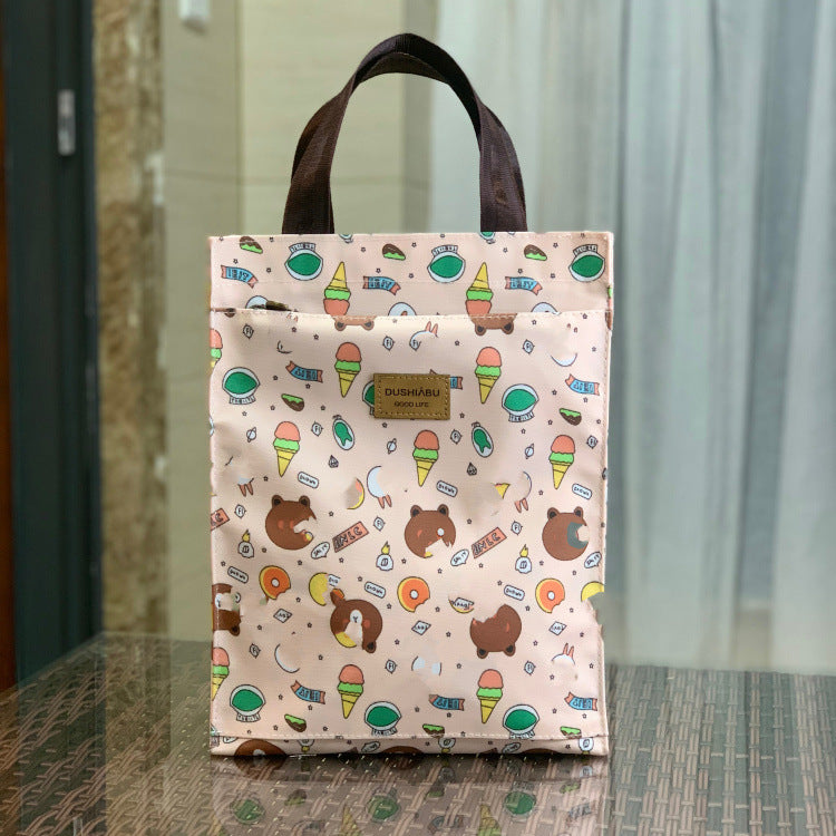 Volume Waterproof Lunch Box Snack Make-up Handbags