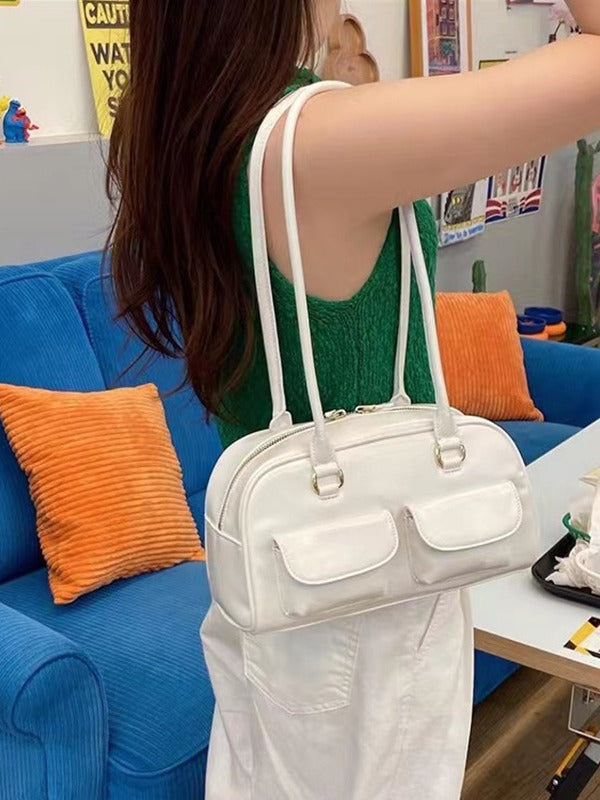 Women's College Style Large Capacity Leisure Class Shoulder Bags