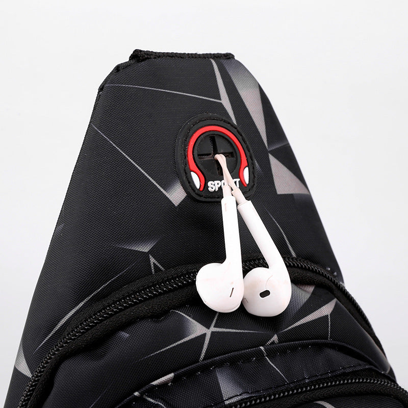 Men's Fashion Korean Style Lightweight Couple Men's Chest Bags