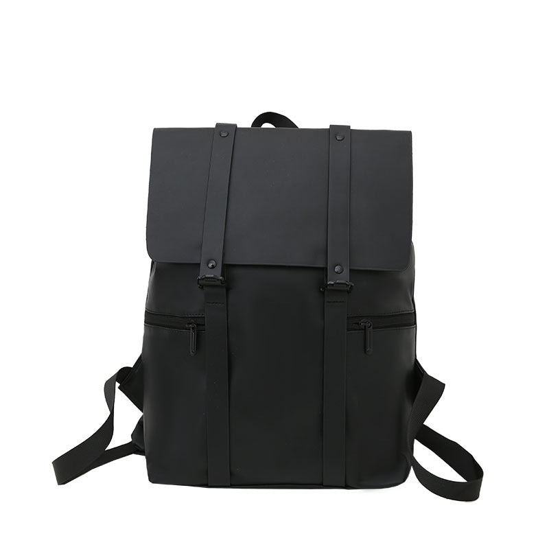 Trendy Mori Style Couple Simple Leather Backpacks