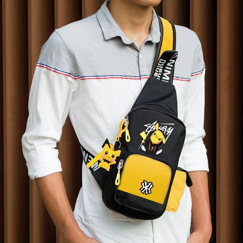 Creative Men's Korean Style Leisure Fashion Men's Chest Bags