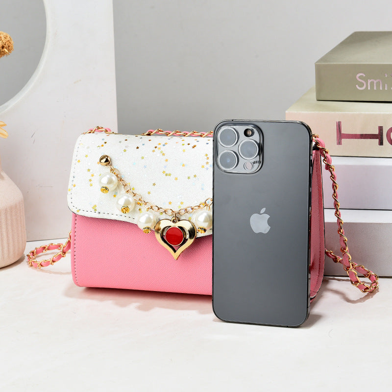 Women's Fashion Chain Western Style Sequin Crossbody Bags