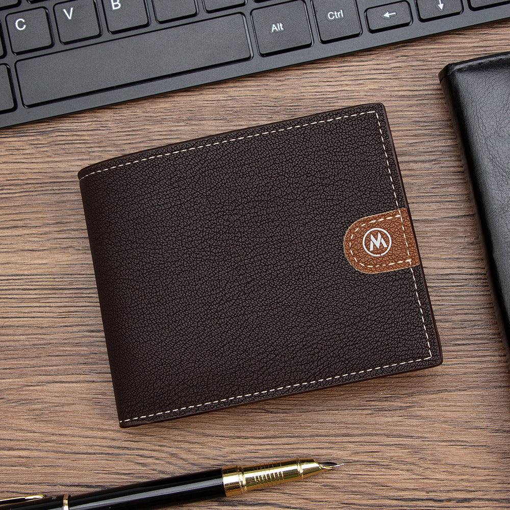 Men's Fashion Short Large Capacity Multiple Slots Pocket Men's Wallet