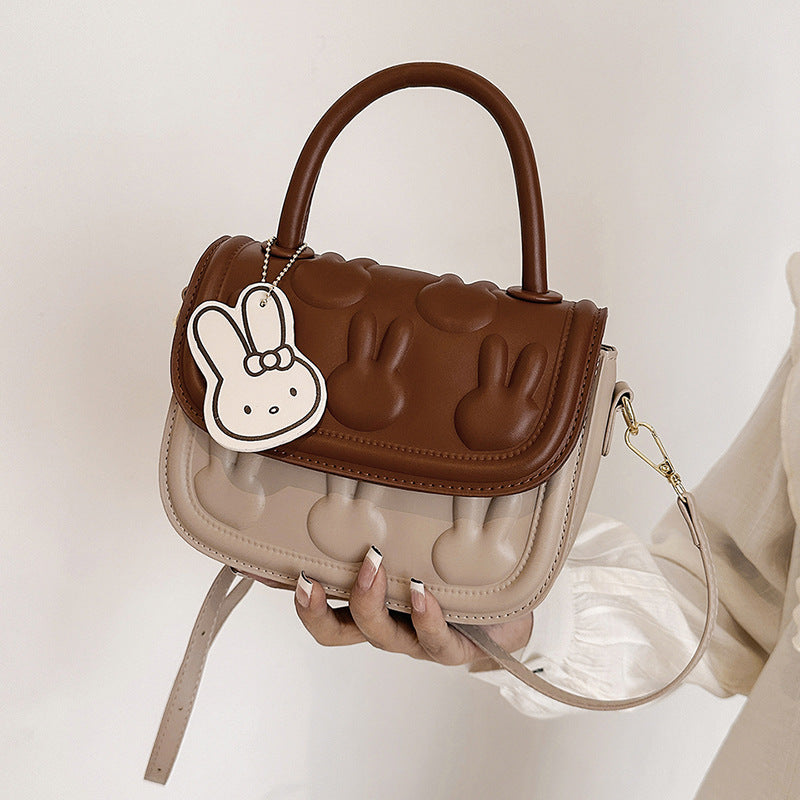 Handmade Self-made Woven Material Kit Rabbit Crossbody Bags