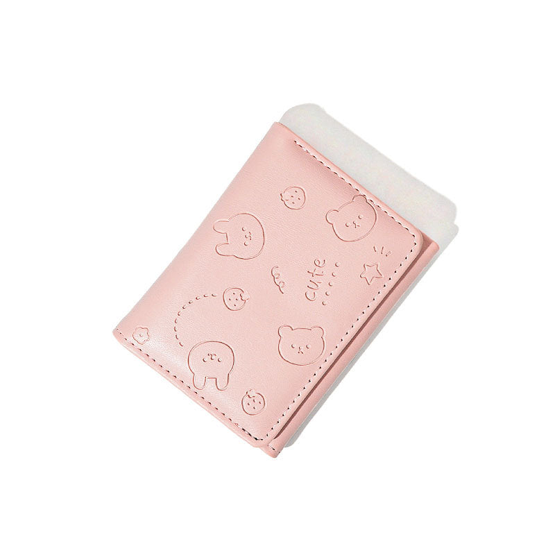 Women's Fashion Korean Style Short Simple Cute Ladies Wallets