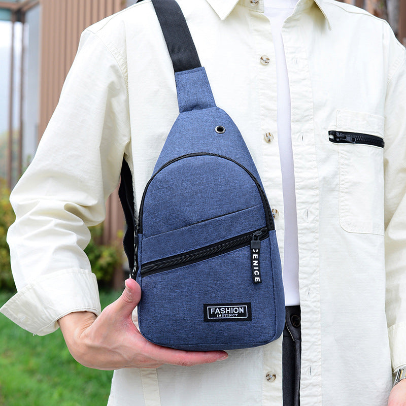 Men's New Slouchy Classy Oxford Cloth Men's Chest Bags