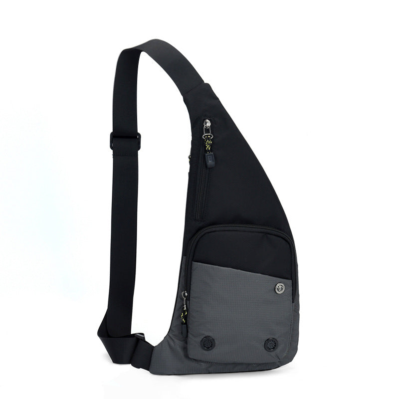 Women's & Men's Style Trendy Contrast Color Waterproof Fashion And Men's Chest Bags