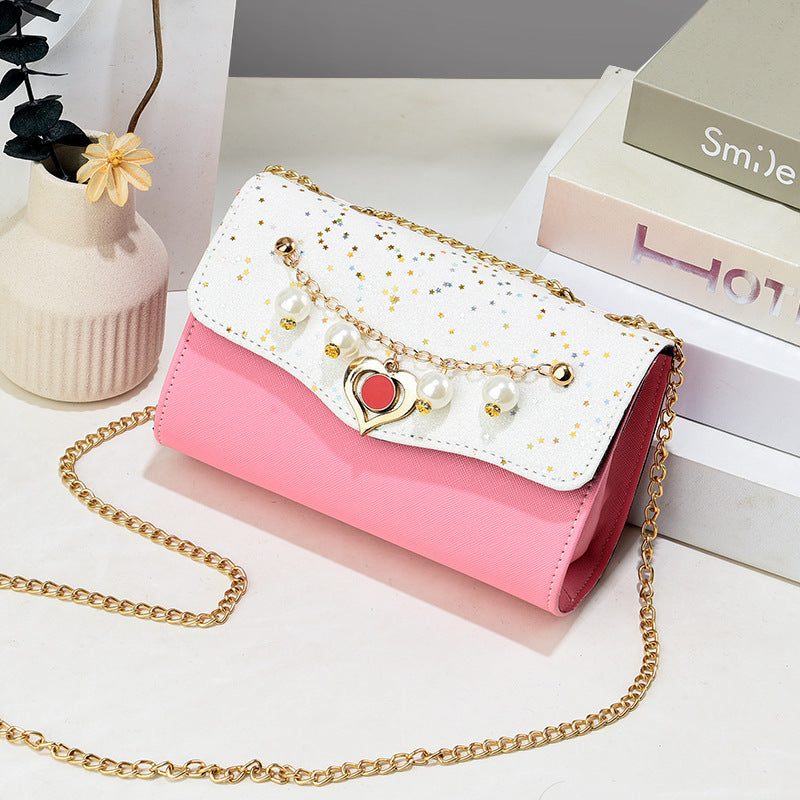 Women's Fashion Chain Western Style Sequin Crossbody Bags