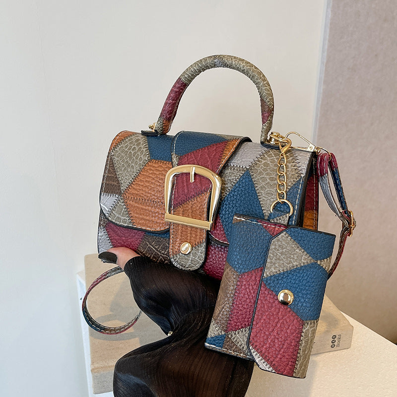 Women's Candy Color Summer Simple Retro Trendy Western Shoulder Bags
