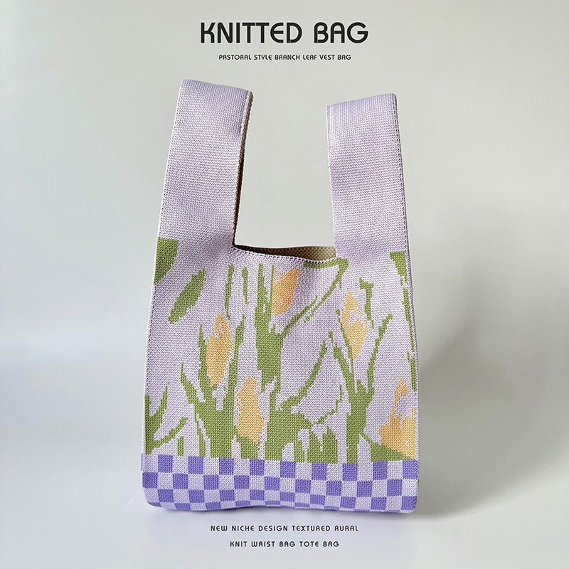 Series Knitted Versatile Large Capacity Commuter Holiday Bags