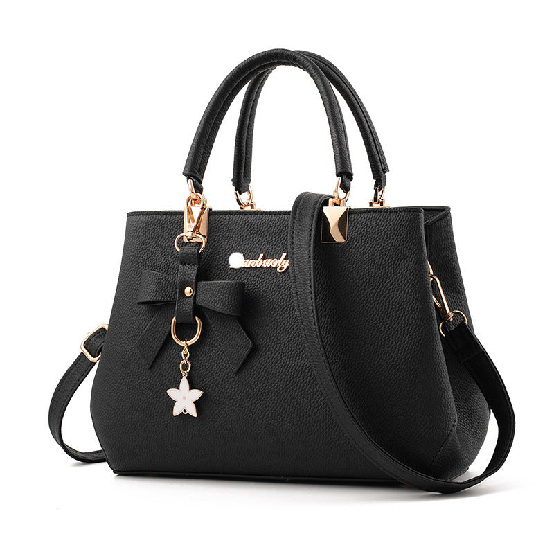 Women's Korean Fashion Bow Portable Mother Shoulder Bags