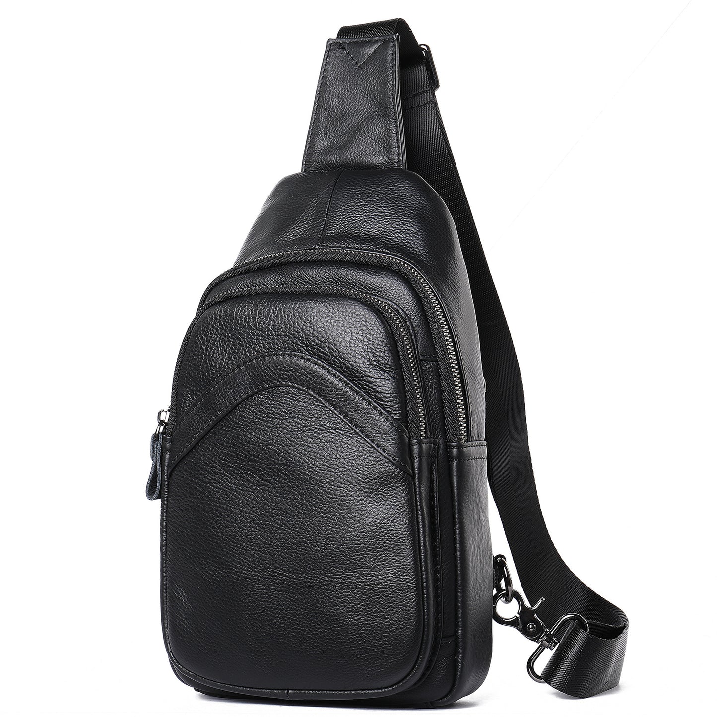 Men's Fashion Leather First Layer Cowhide Business Bags