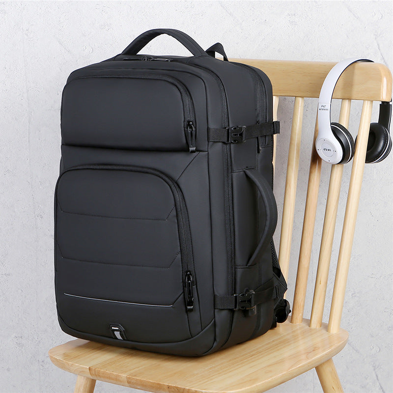 Women's & Men's & Large Capacity Expansion Extended Charging Waterproof Business Backpacks