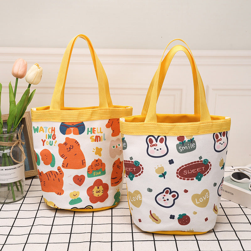 Gift Full Moon Cute Cartoon Lunch Handbags
