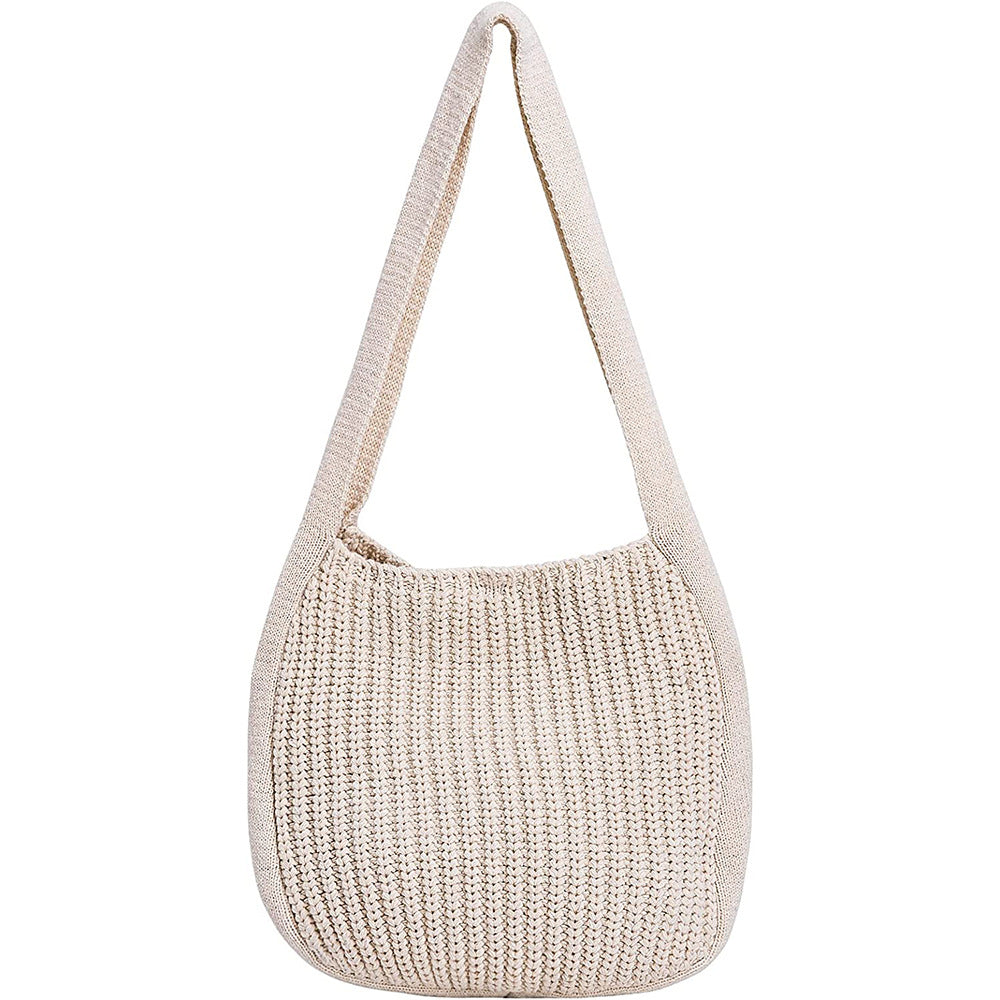 Versatile Knitted Large Capacity Female Fashion Shoulder Bags