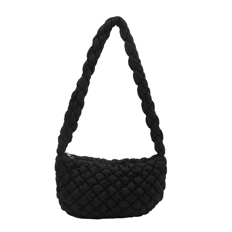 Women's Pleated Cloud Early Autumn Large Capacity Shoulder Bags
