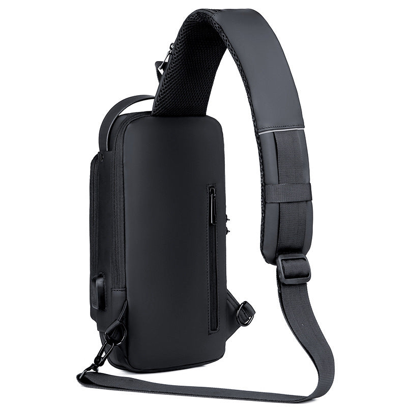 Men's Durable Charming Cool Motorcycle Password Men's Chest Bags