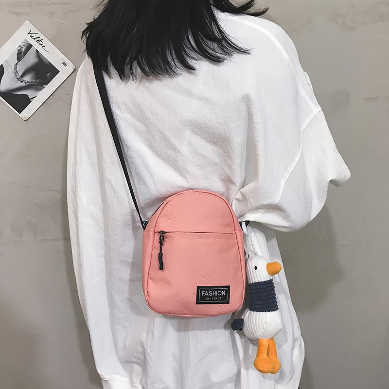 Women's & Men's & Mobile Fashion Mini Canvas One Crossbody Bags