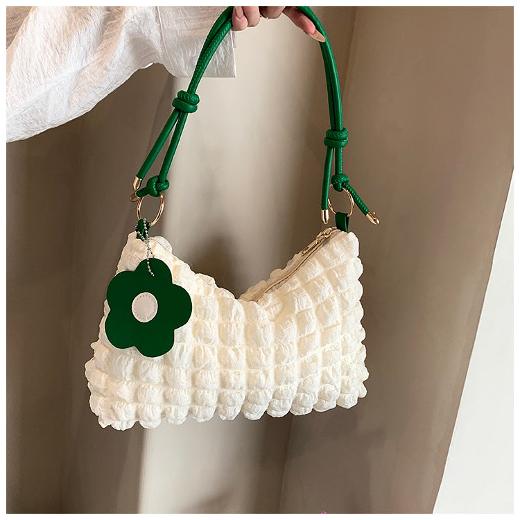 Women's Spring Underarm Fashion Hand Solid Color Shoulder Bags