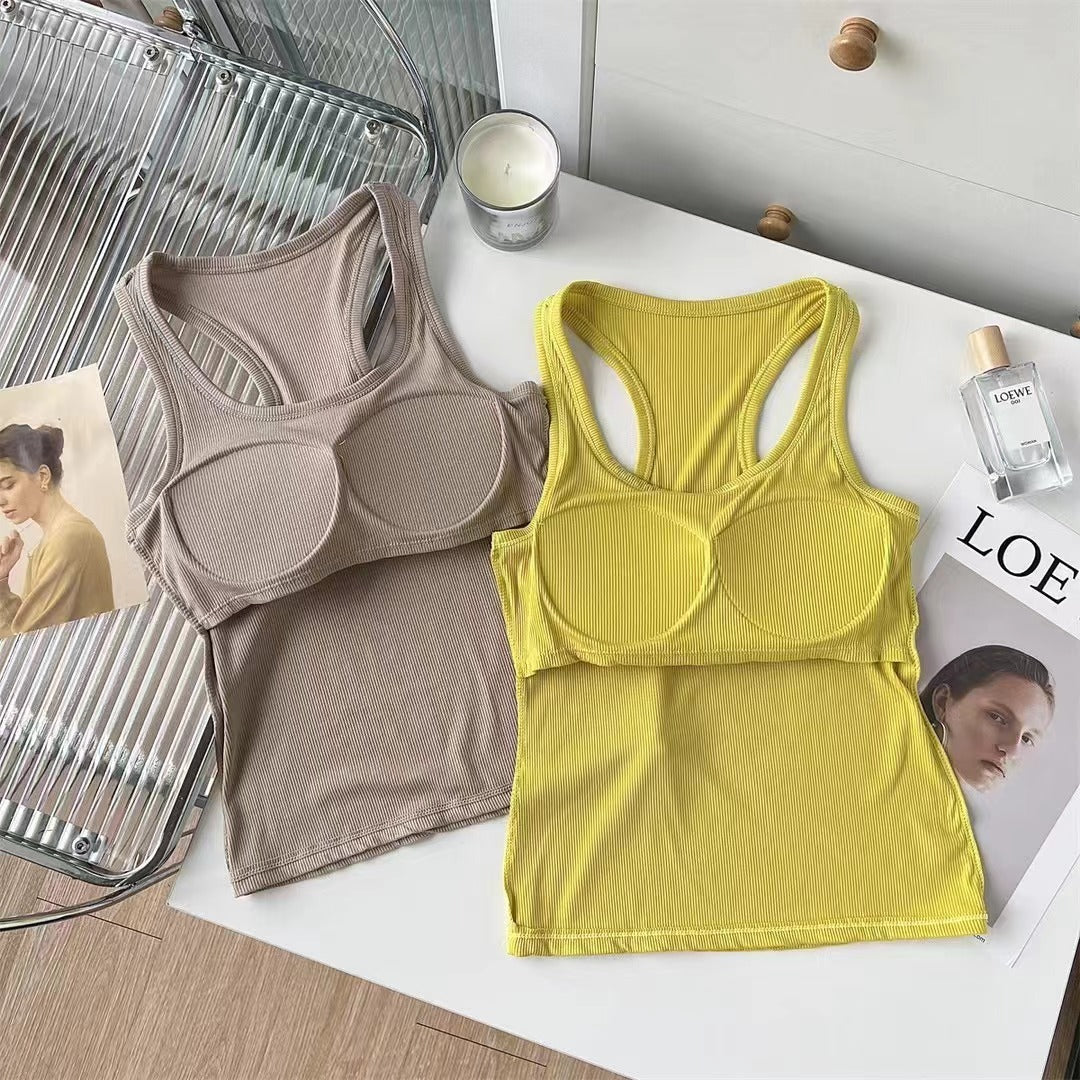 Women's Irregular Fashion Short Outerwear Camisole Summer Top With Tanks Camis