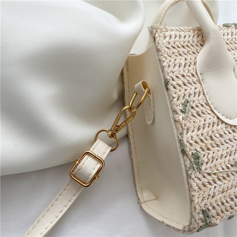 Summer Straw Woven Trendy Style Fresh Shoulder Bags