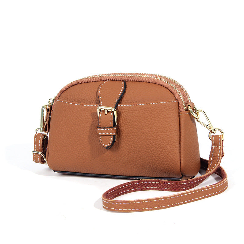 Women's First Layer Cowhide Summer Large Capacity High-grade Shoulder Bags