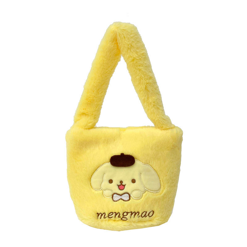 Innovative Furry Soft Storage Out Portable Handbags