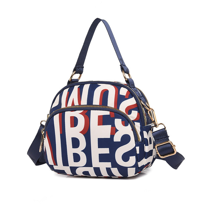Slouchy Women's Korean Style Nylon Cloth Crossbody Bags