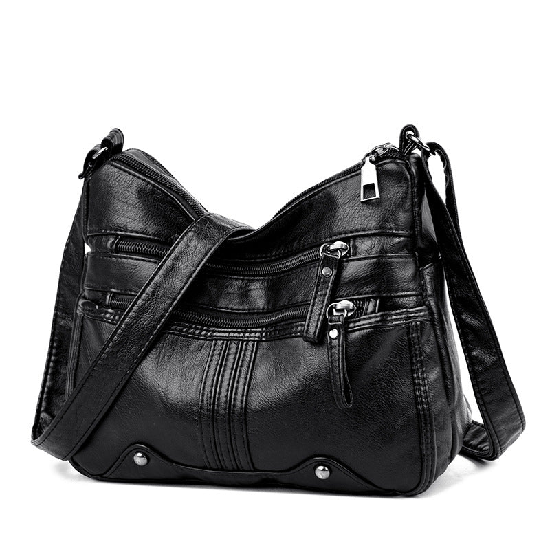 Cool Beautiful Creative Women's Soft Leather Bags