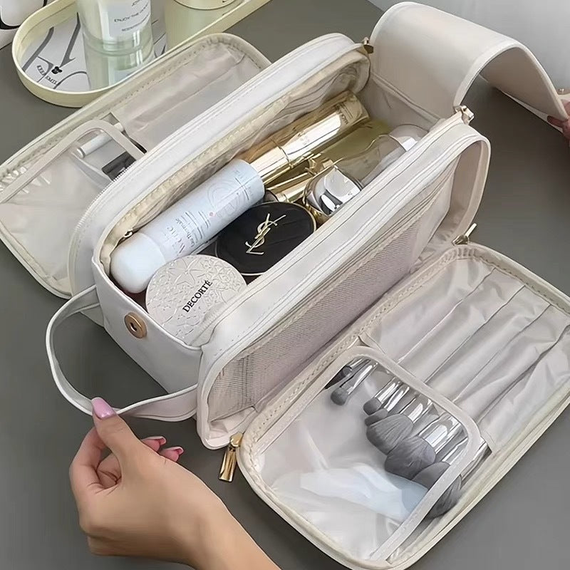 Women's Large Capacity Portable High-grade Makeup Brush Cosmetic Bags