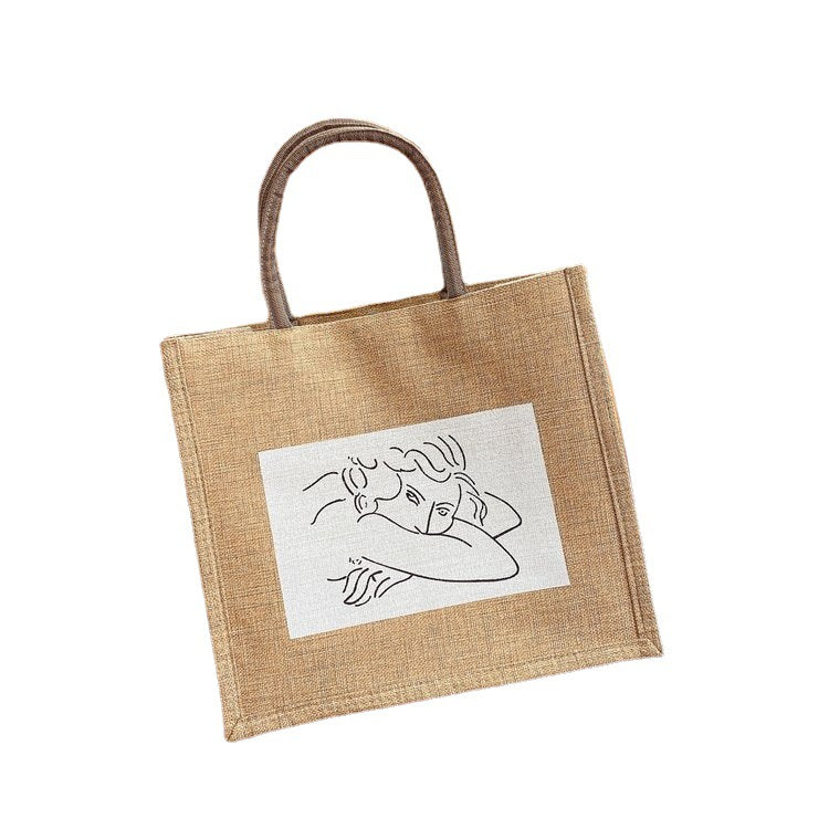 Sack Geometric Retro Simple Outing Shopping Korean Shoulder Bags