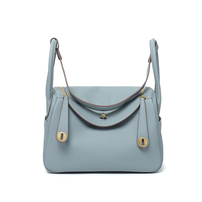 Layer Cowhide Lychee Pattern Lindy Doctor Genuine Shoulder Bags