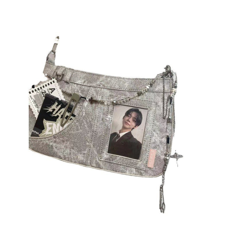 Women's Denim Underarm Pain Secondary Yuan 2 Handbags