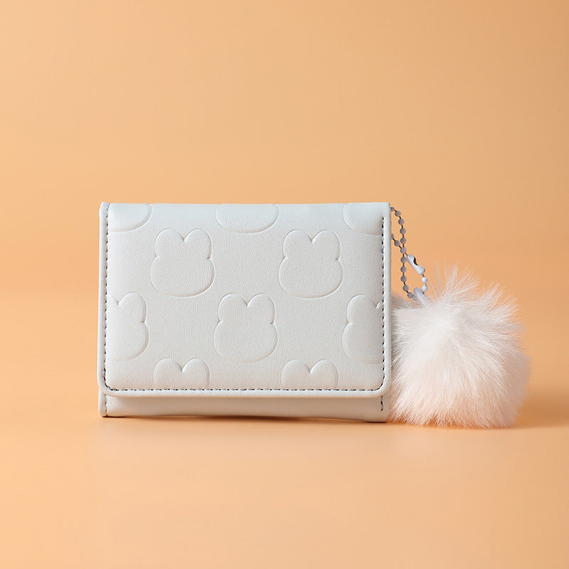 Women's Short Solid Color Spring Pattern Simple Ladies Wallets