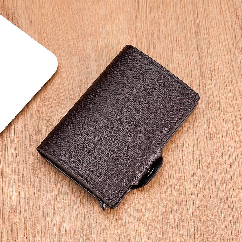 Automatic Pop-up Metal Credit Box Foldable Card Holder