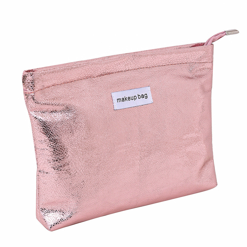 Capacity Leather High-grade Flash Portable Female Cosmetic Bags