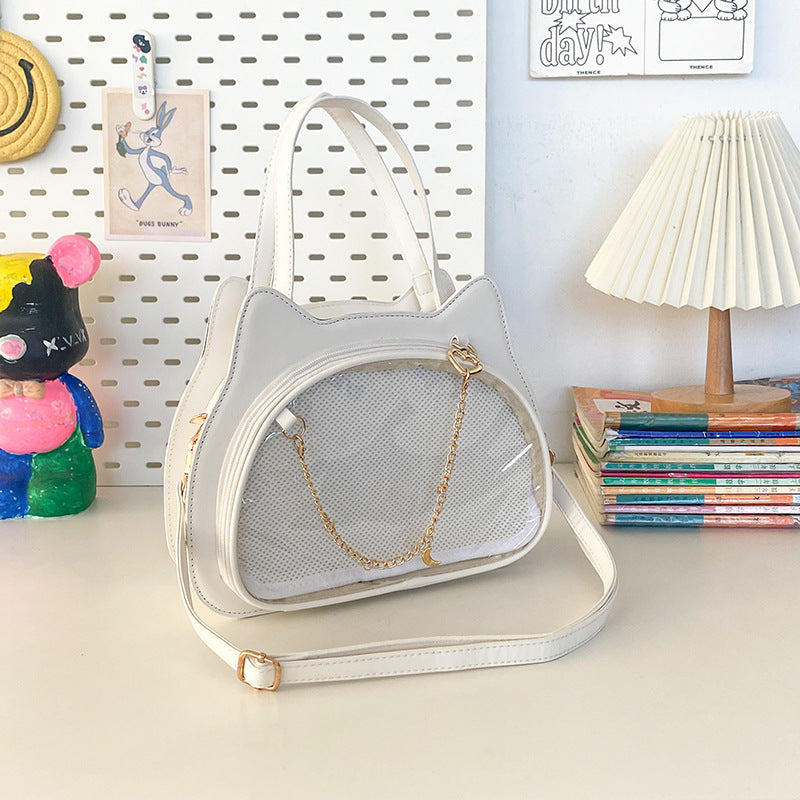 Portable Cat Bar Cartoon Two-dimensional Cute Sweet Crossbody Bags
