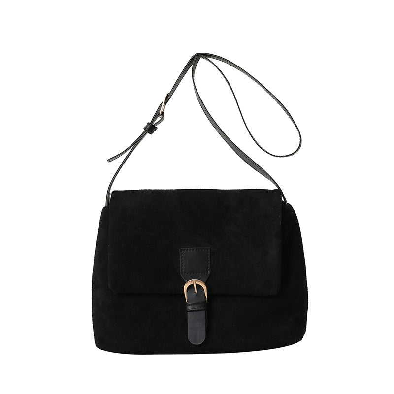 Women's Spring Retro Frosted High-grade Versatile Commuter Shoulder Bags