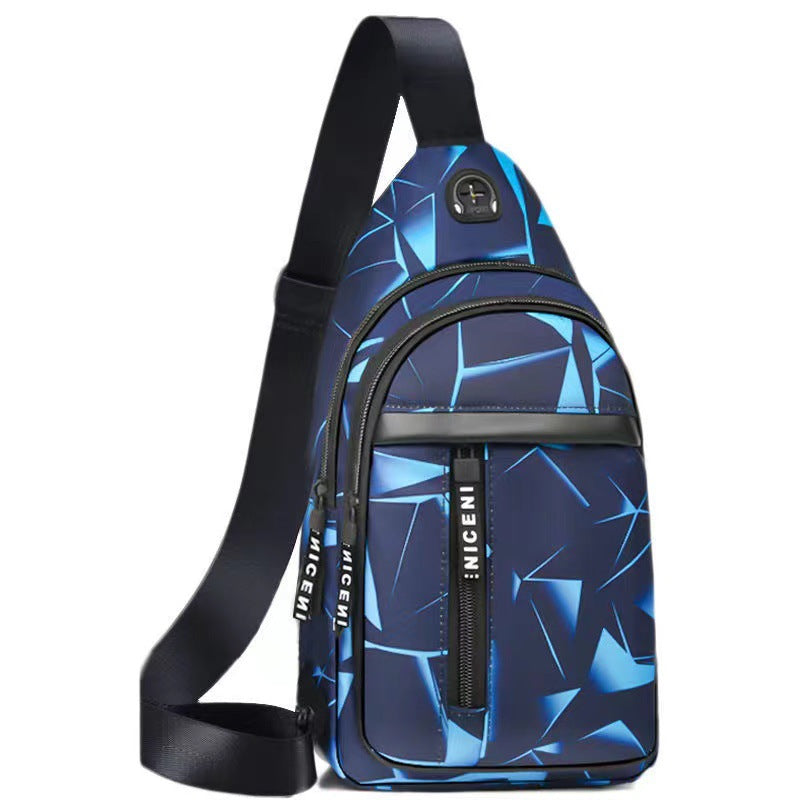 Classic Fashion Korean Style Lightweight Couple Men's Chest Bags
