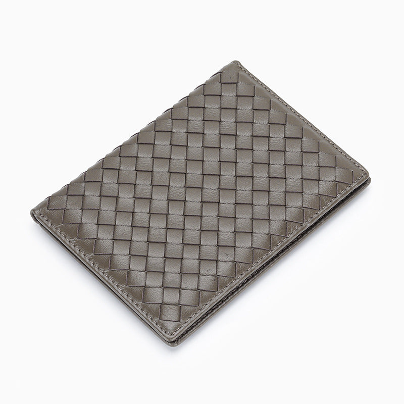 Women's & Men's Sheepskin Hand-woven Passport And Leather Multifunctional Ladies Wallets