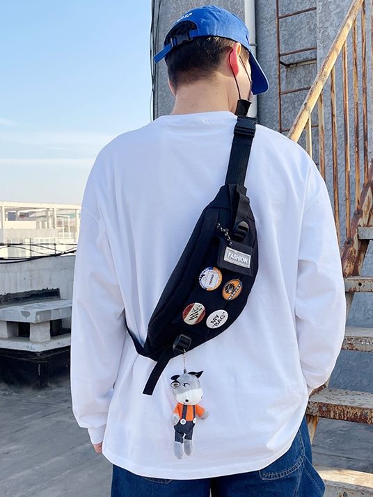 Fashion Men's New Pretty Nylon Trendy Men's Chest Bags