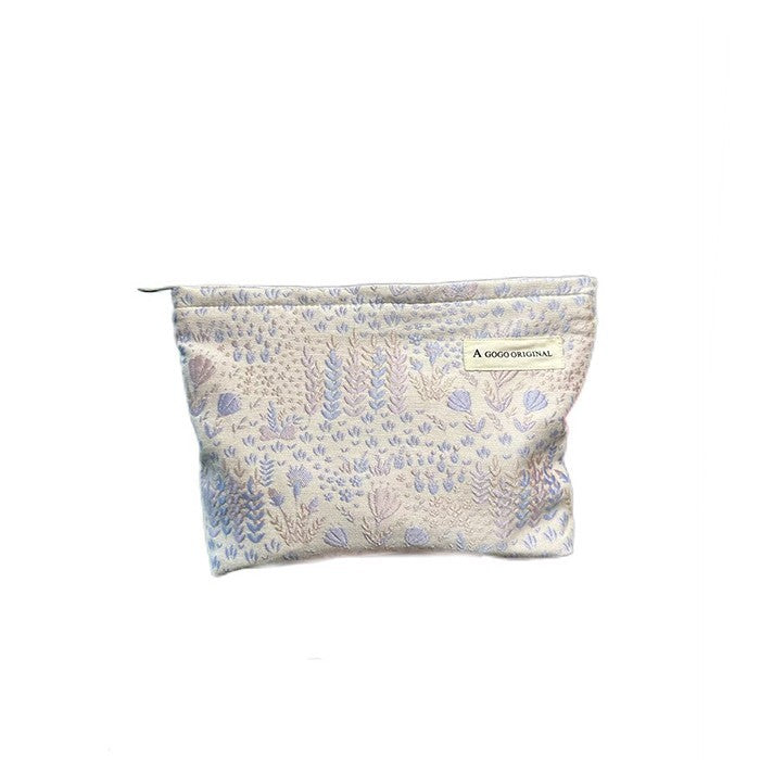 Women's High-grade Fresh Portable Liner Canvas Large Capacity Cosmetic Bags