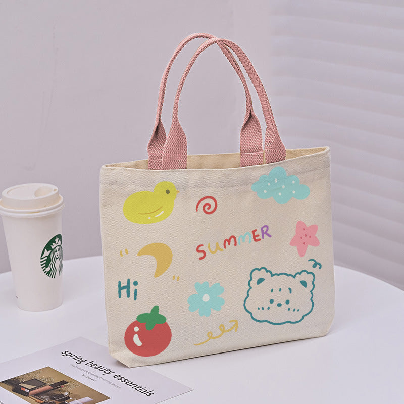 Large Capacity Commuter Lunch Simple Versatile Handbags