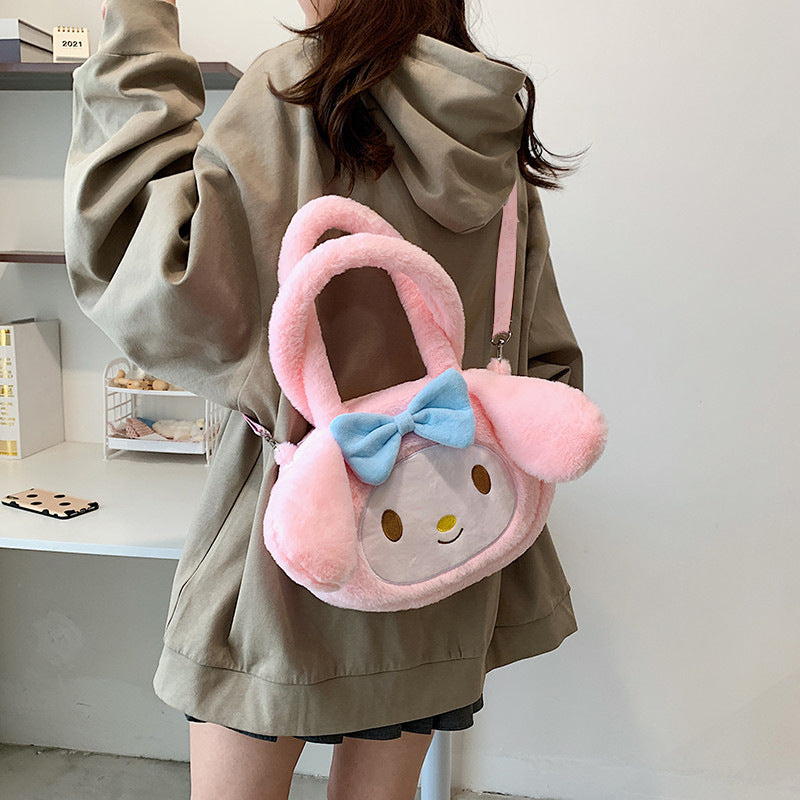 Casual Plush Cartoon Cute Clow Gift Backpacks