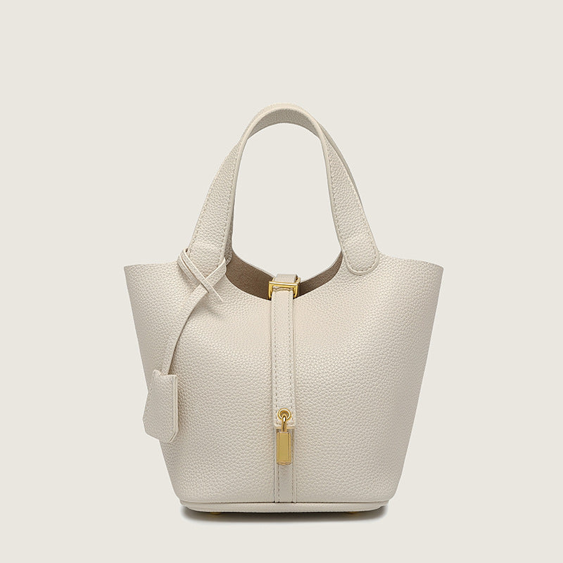 Women's Vegetable Basket Soft Leather Large Capacity Handbags